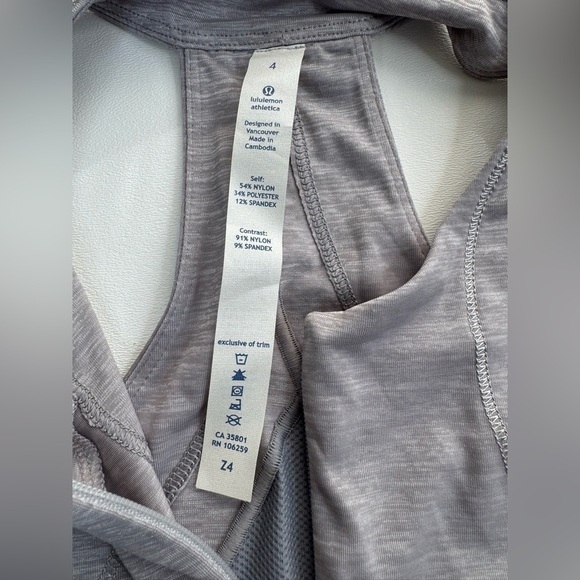NWT Lululemon Velo Fixen Sleeveless Athletic Tank Shirt Womens 4 - Picture 6 of 12